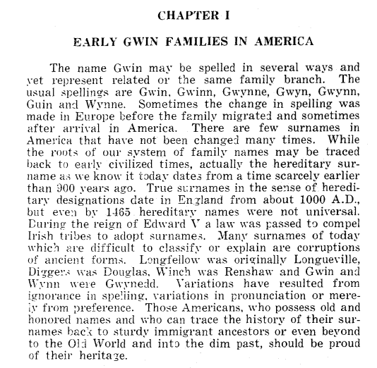 Jesse Blaine Gwin History